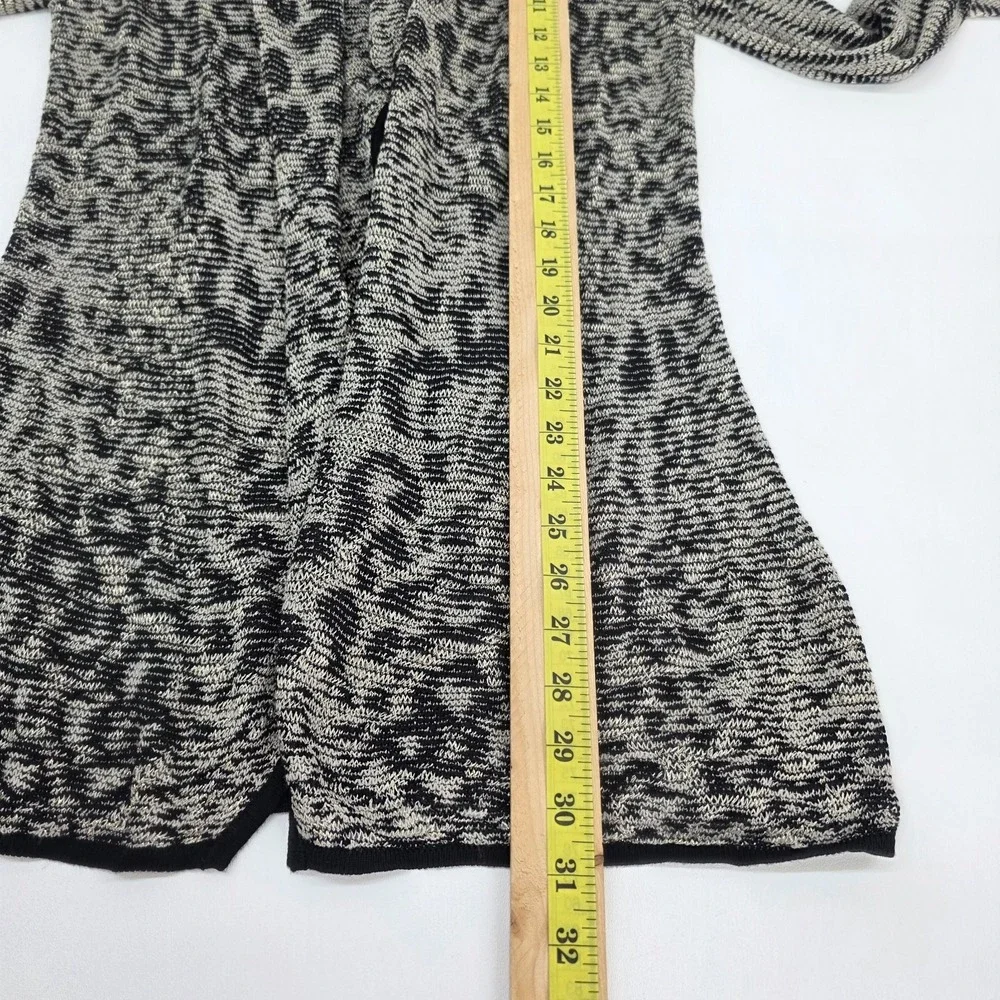 Cache Metallic Animal Print Cardigan Womens XS Dressy Open‎ Front Evening Layer